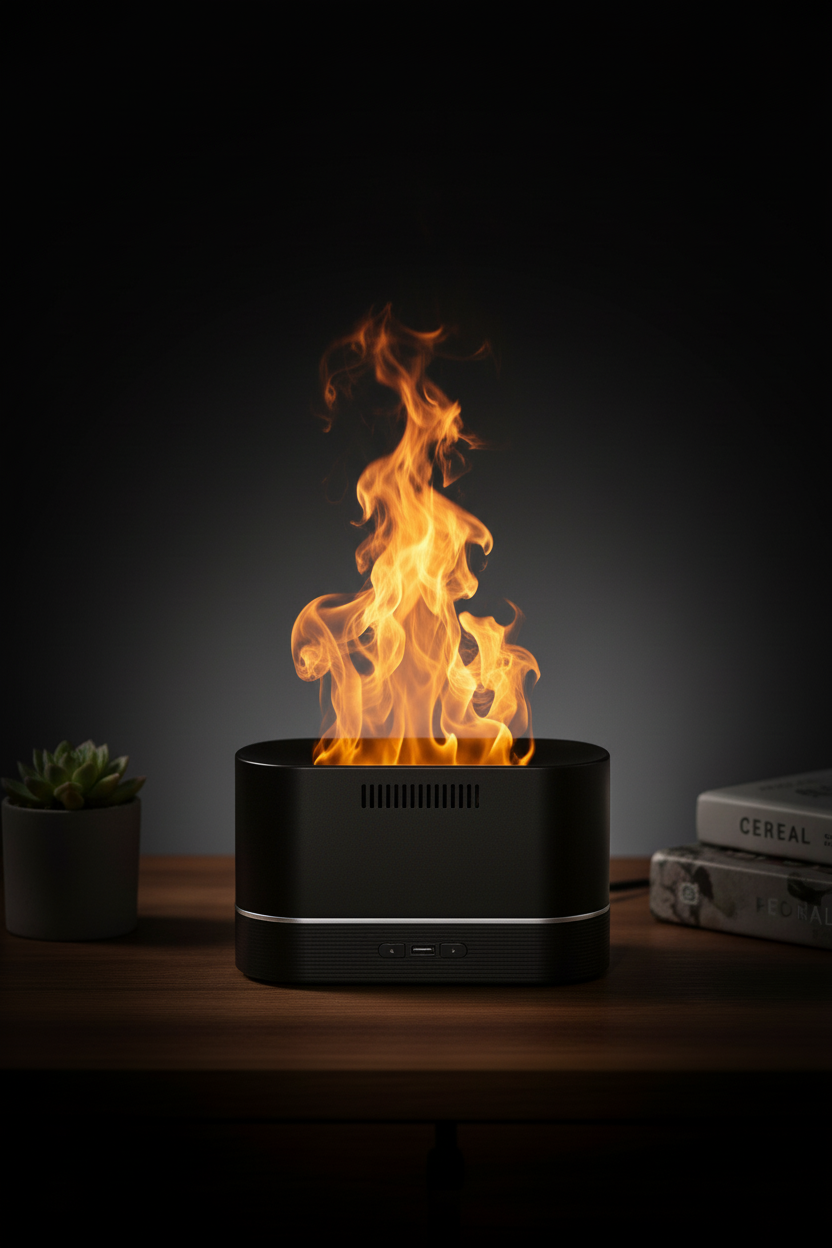 Flame Aroma Diffuser - Black Edition Orva Sense™